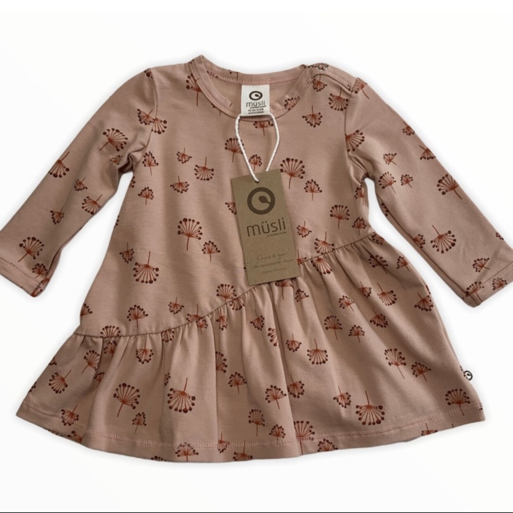 NWT Organic Angled Tier Dress (3/6 mos)